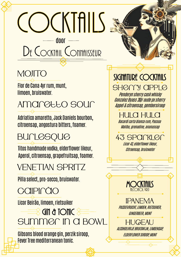 Cocktailbar huren